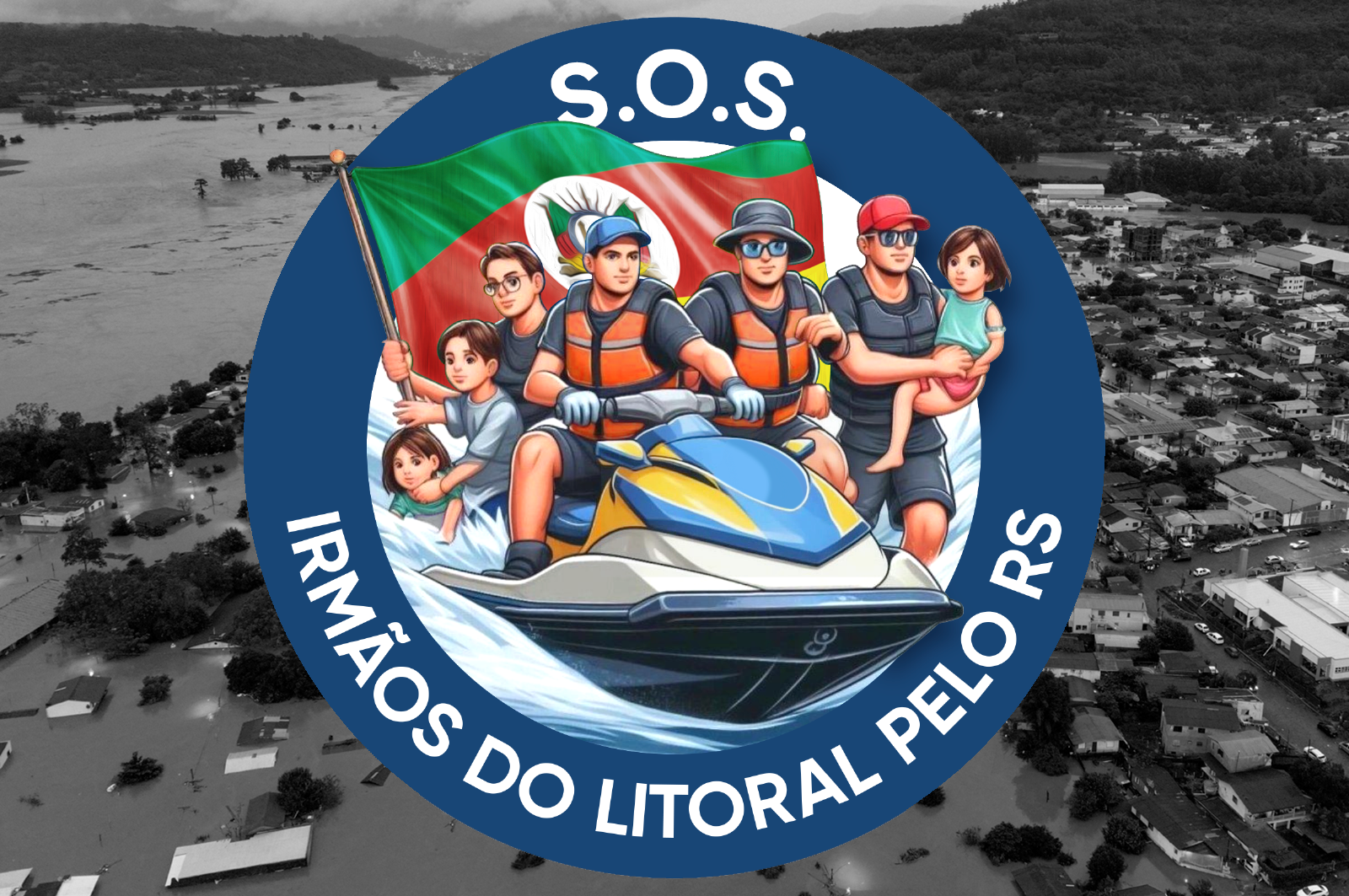 Os Irmãos do Litoral se unem para salvar o Rio Grande do Sul!