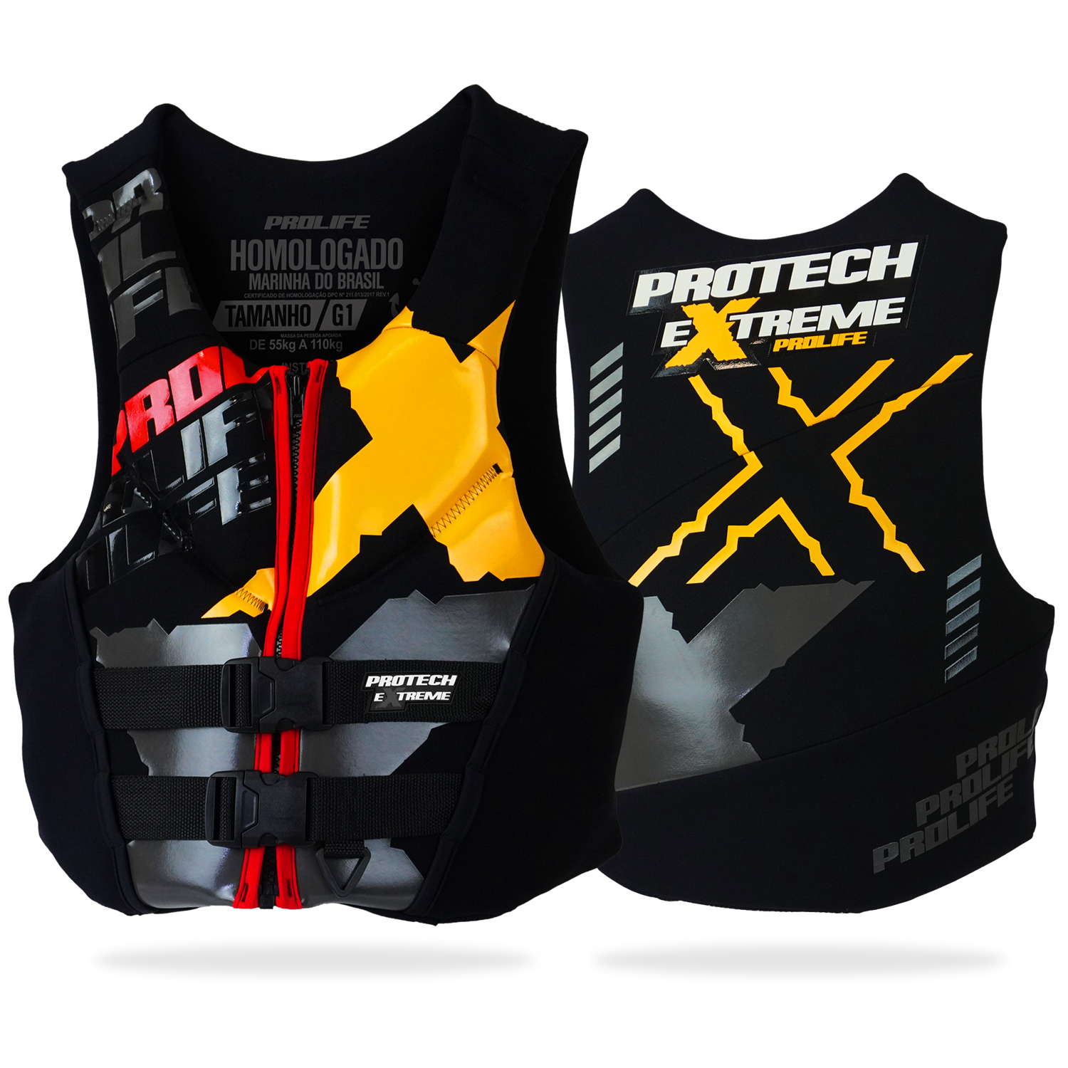 Colete Salva-Vidas Homologado Protech Extreme