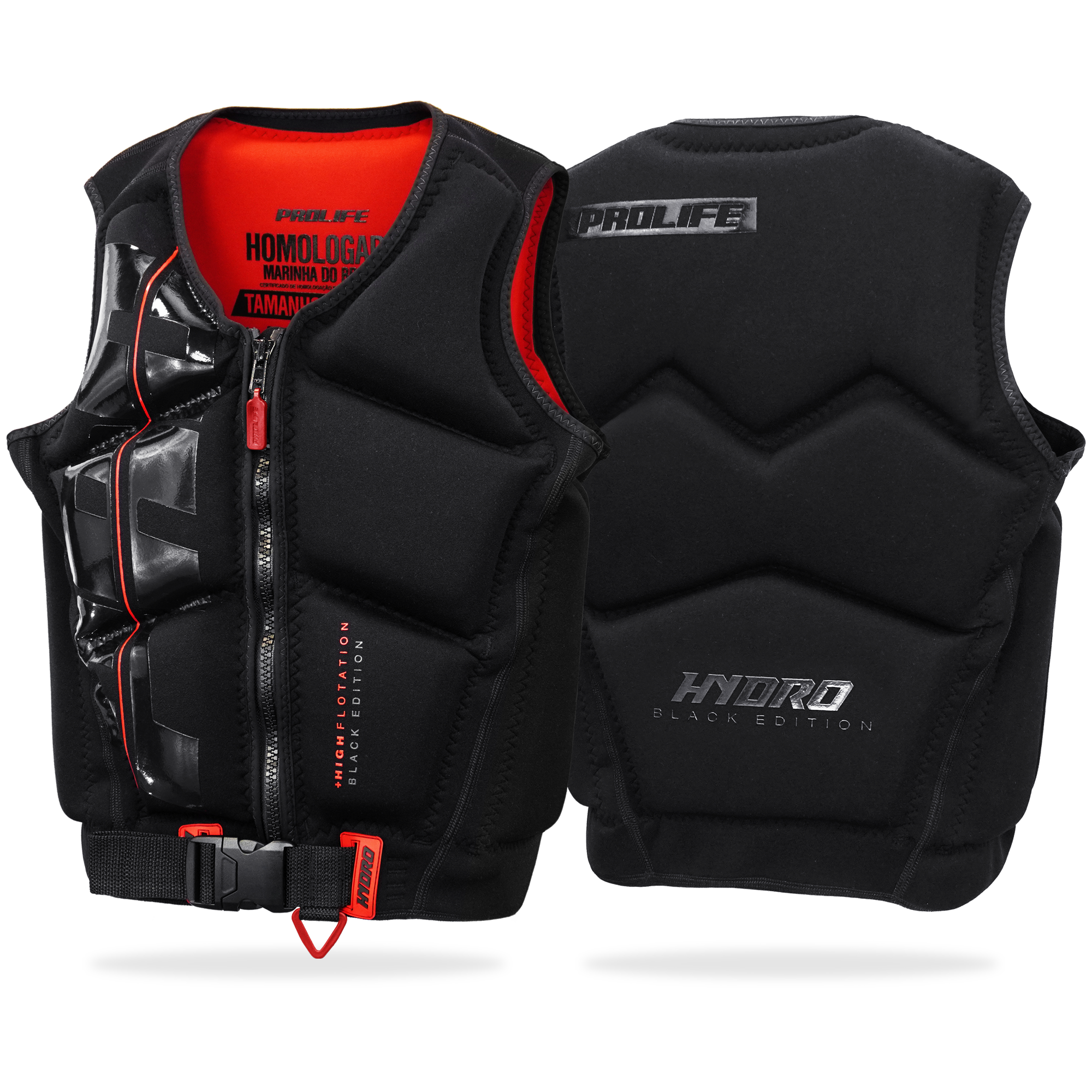 Colete Salva-Vidas Homologado Hydro Black Edition