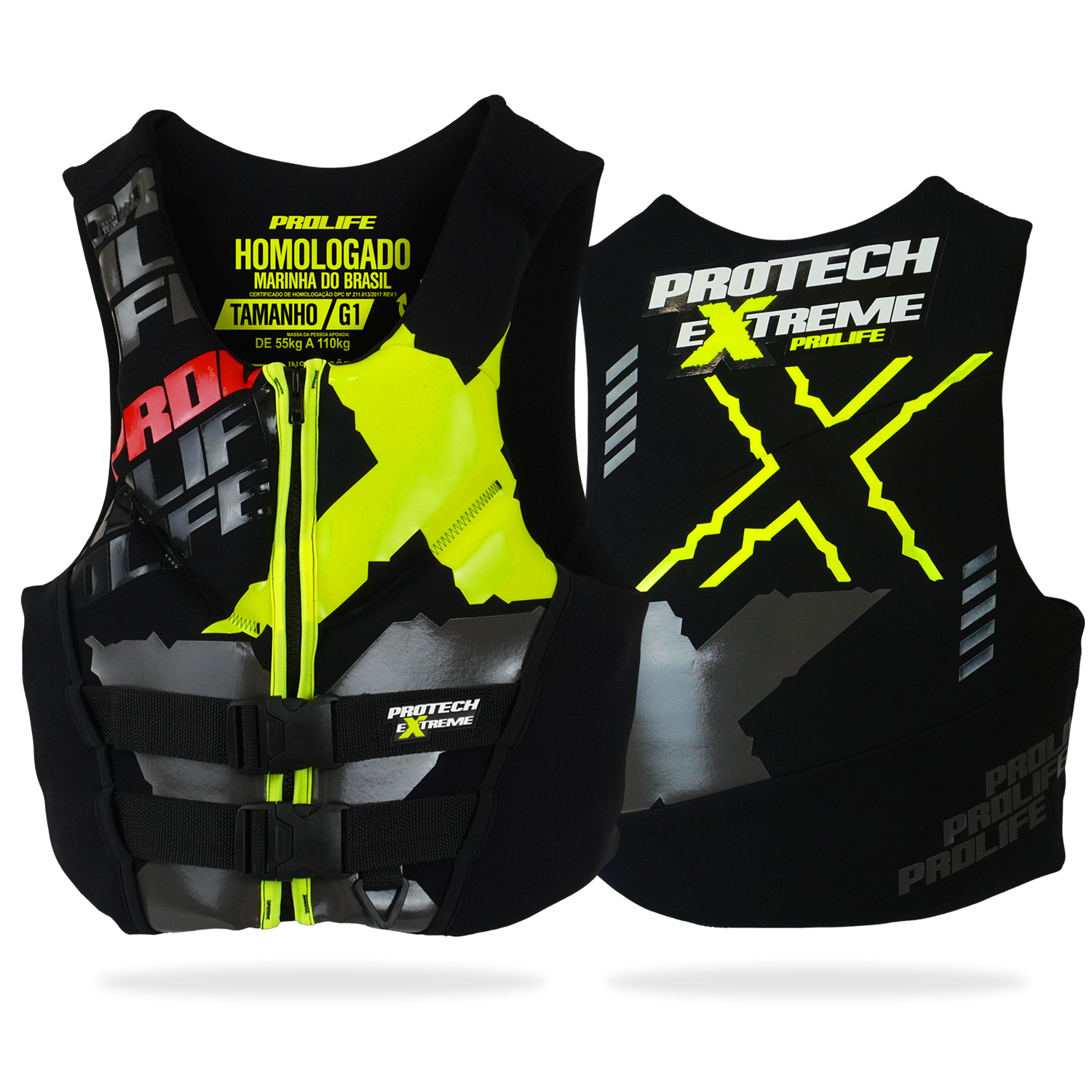 Colete Salva-Vidas Homologado Protech Extreme