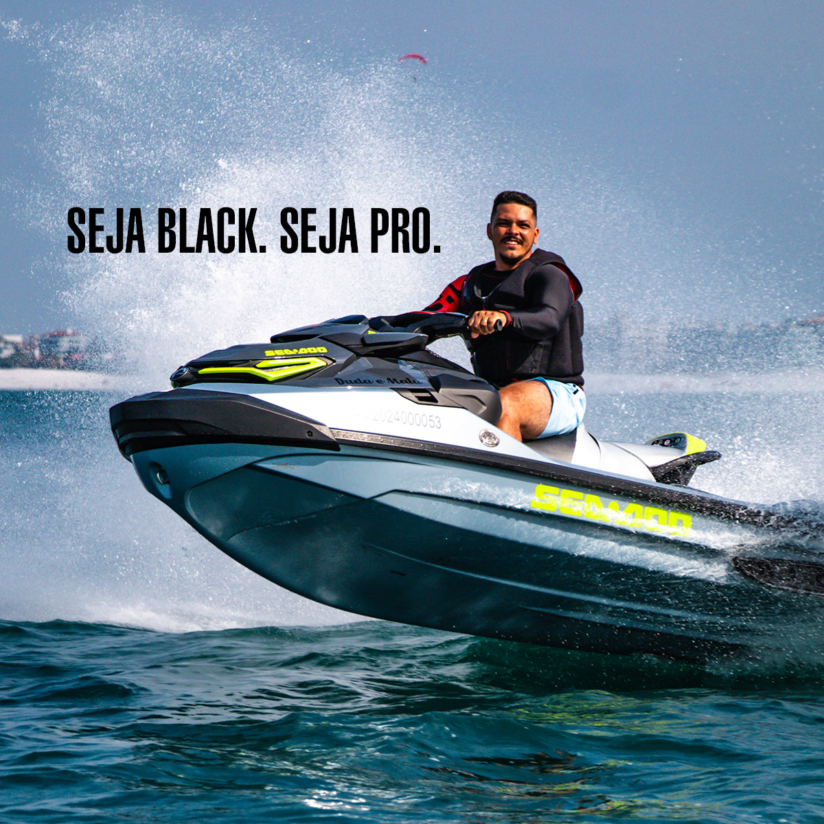 Colete Salva-Vidas Homologado Hydro Black Edition