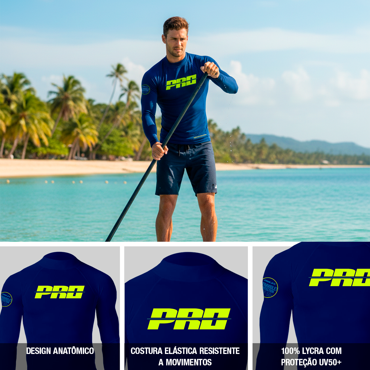 Camisa Lycra 703L Blue Edition