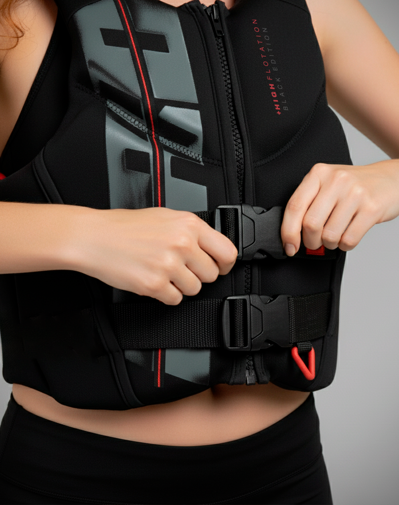 Colete Salva-Vidas Homologado Protech Black Edition