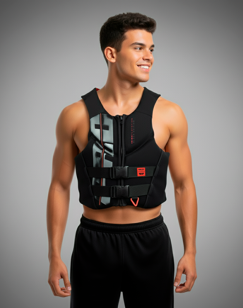 Colete Salva-Vidas Homologado Protech Black Edition