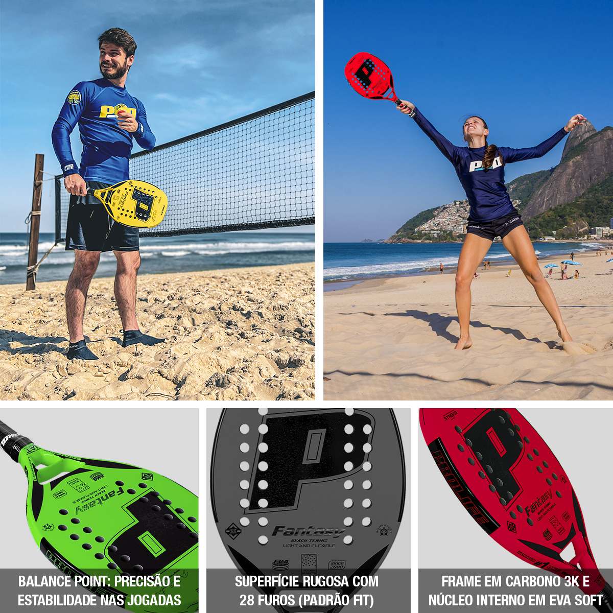 Raquete Beach Tennis Fantasy