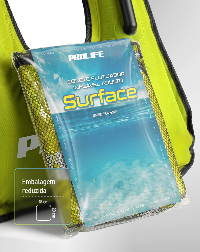 Colete Flutuador Inflável Surface
