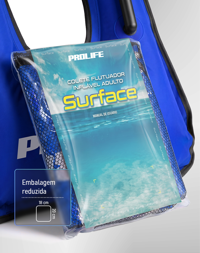 Colete Flutuador Inflável Surface
