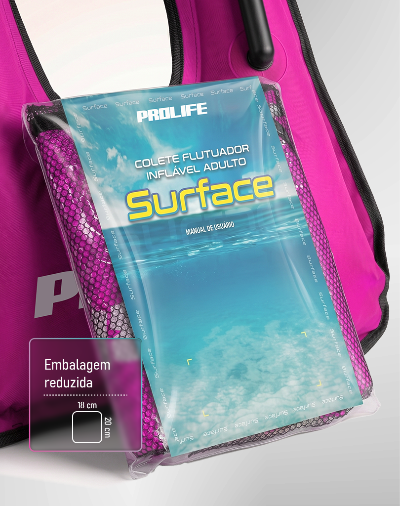 Colete Flutuador Inflável Surface