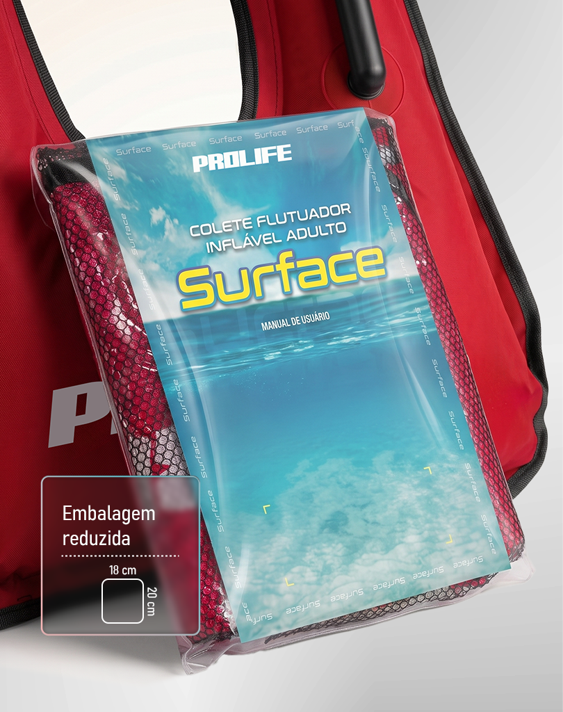 Colete Flutuador Inflável Surface