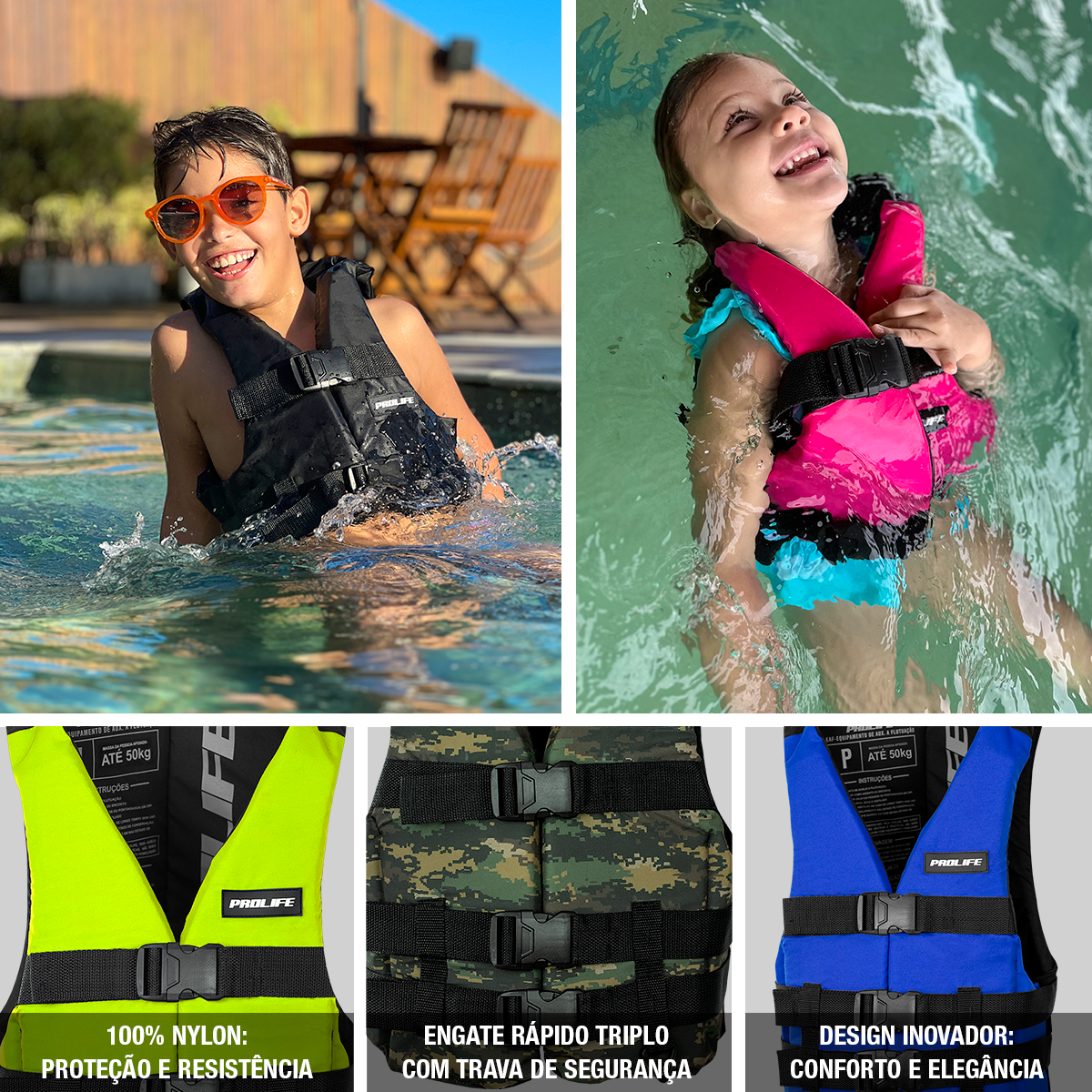 Colete Flutuador Simetria Infantil