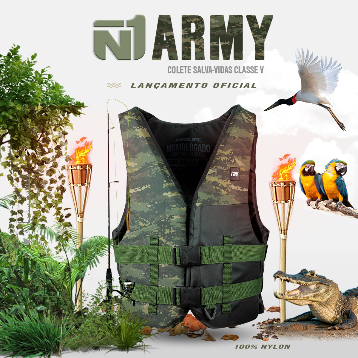 Colete Salva-Vidas Homologado N1