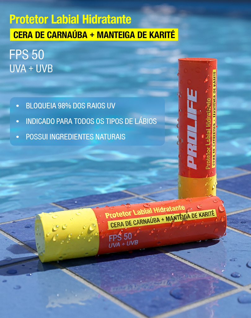 Protetor Labial Hidratante FPS 50