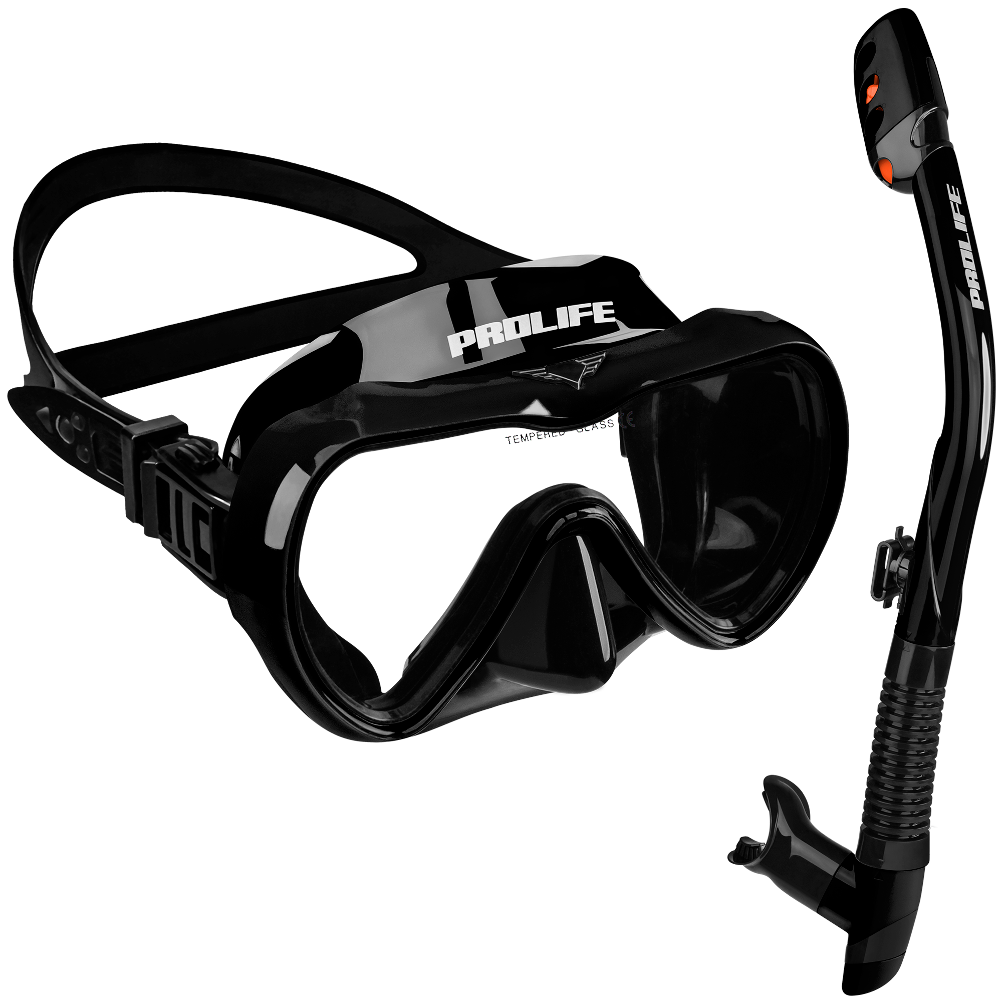 Máscara de Mergulho Antiembaçamento Com Snorkel Atlantic