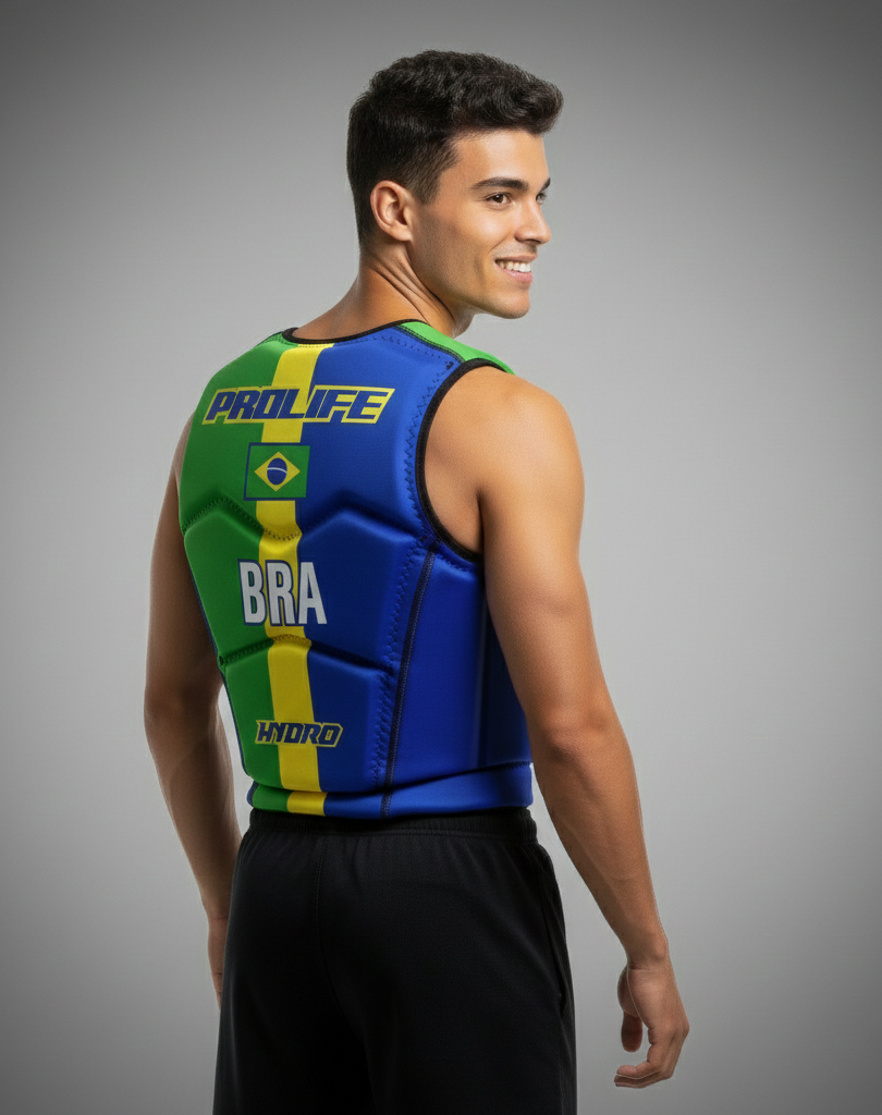 Colete Salva-Vidas Homologado Hydro BRA