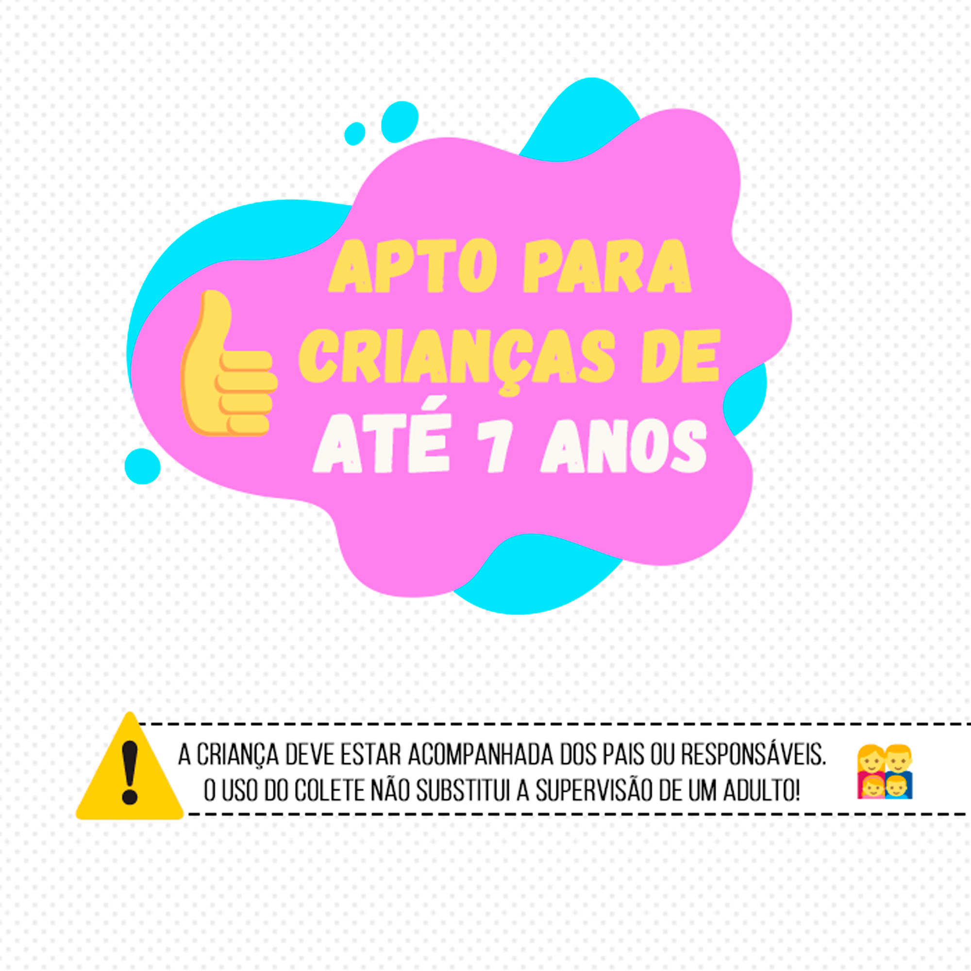 Colete Flutuador Infantil