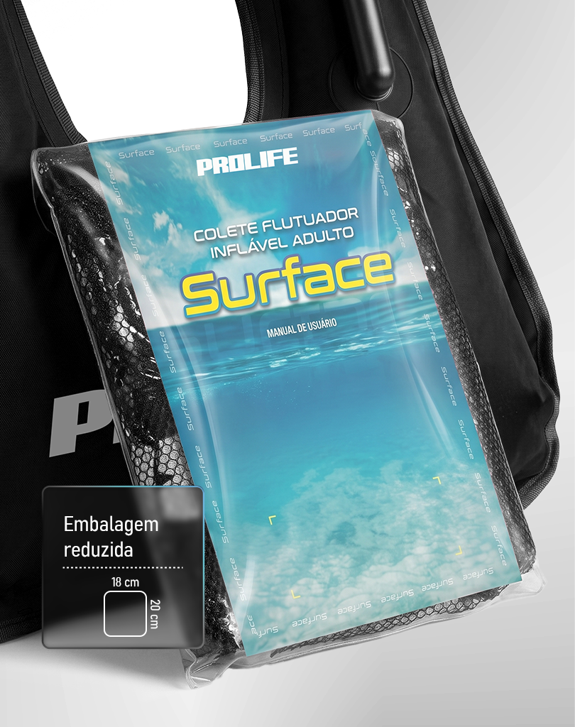 Colete Flutuador Inflável Surface
